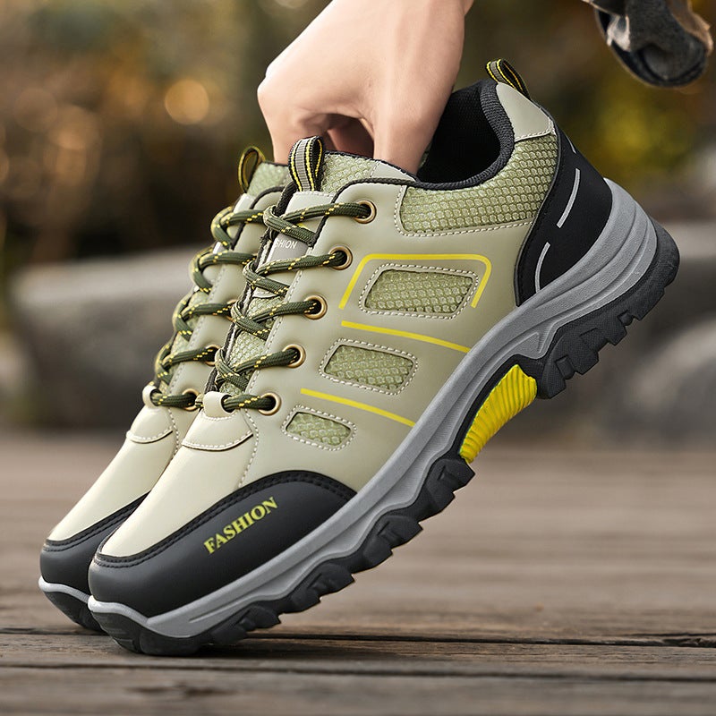 Labor Protection Shoes Men'S Shoes Spring New Breathable Construction Site Work Non-Slip Work Shoes Outdoor Sports Leisure Hiking Shoes For Men - Image 2